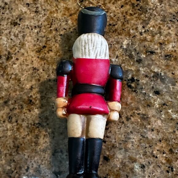Vtg ceramic nutcracker ornament - Picture 3 of 4